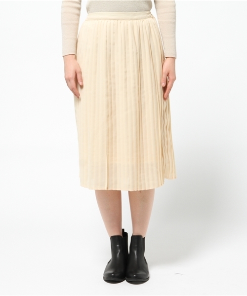 Every very nice claup（エブリィベリーナイスクラップ）の「ＰＰプリーツスカート（スカート・レディース・アイボリー/ピンクベージュ/ピンク系その他/カーキ/ネイビー・FREE）」の6枚目の写真