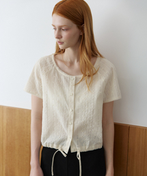 KNOWNBETTER（ノウンベター）の「Lace punching blouse [KNSS09BL04]_Cream（シャツ/ブラウス）」
