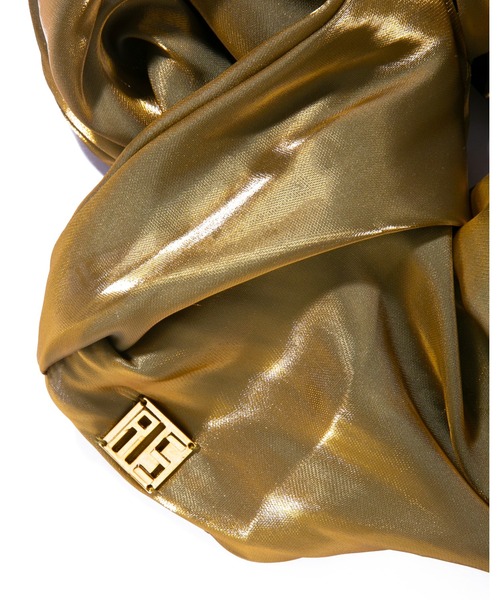 IRIS47（イリスフォーセブン）の「【IRIS 47】sculptural expansive shushu/スカルプチャラル イクスパンシヴ シュシュ（シュシュ・レディース・シルバー/ゴールド/ブラック・FREE）」の14枚目の写真