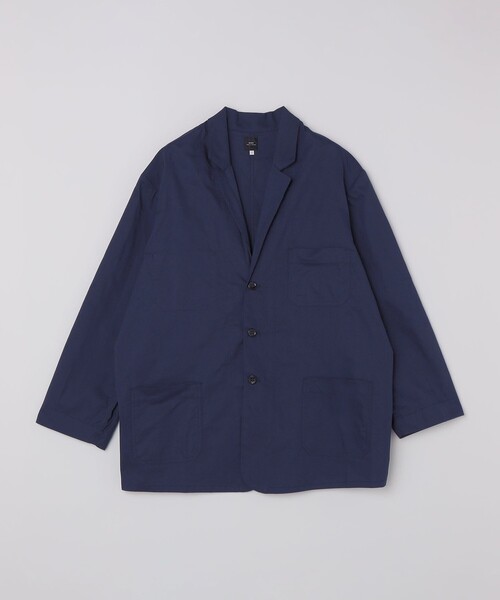 SHIPS(シップス)の「SHIPS:〈MADE IN FRANCE〉フレンチ カバーオール ジャケット(ブルゾン・メンズ・ネイビー/ナチュラル・2/1/3)」の2枚目の写真