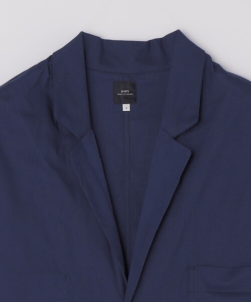 SHIPS(シップス)の「SHIPS:〈MADE IN FRANCE〉フレンチ カバーオール ジャケット(ブルゾン・メンズ・ネイビー/ナチュラル・2/1/3)」の3枚目の写真