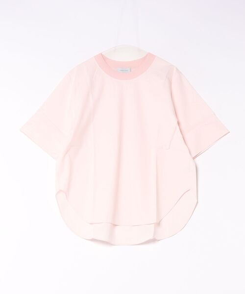 【新品　未使用】ADAM ET ROPE タイプライターTEE ブラウス　ピンク 新色追加】・【サステナブル】タイプライターTEEブラウス（シャツ