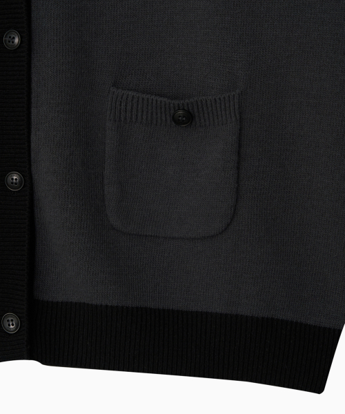 OHESHIO(オヘシオ)の「STAR TWO TONE BUTTON CARDIGAN, BLACK(カーディガン/ボレロ・レディース・その他・FREE)」の11枚目の写真