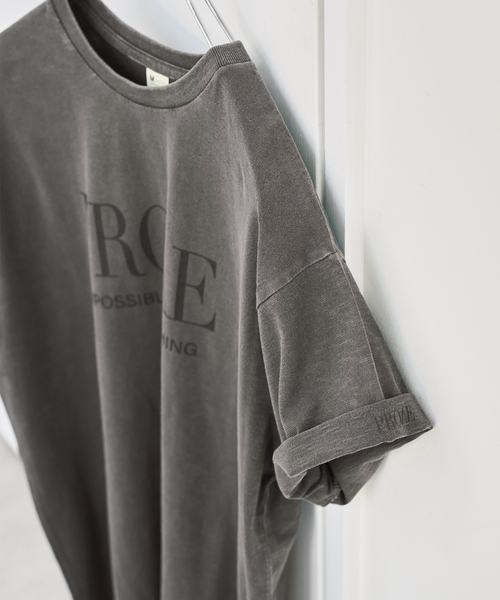 SCREEN STARS(スクリーンスターズ)の「《一部店舗+WEB限定》SCREEN STARS / スクリーンスターズ ロゴTee(Tシャツ/カットソー・レディース・ブラック系その他/ブラウン/ホワイト・FREE)」の5枚目の写真