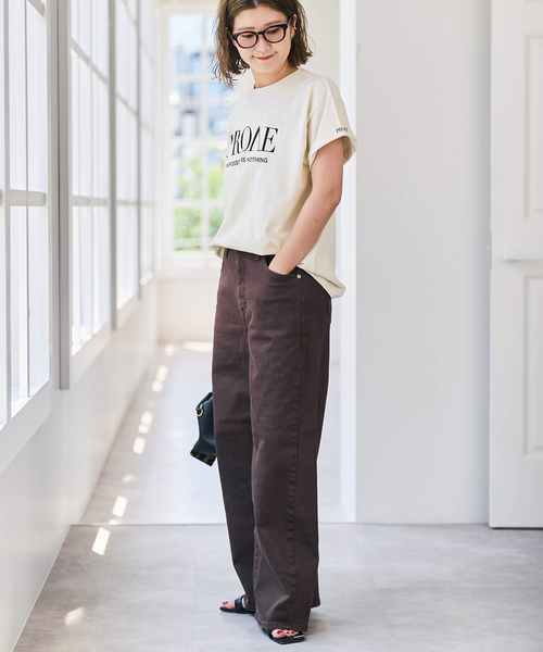 SCREEN STARS(スクリーンスターズ)の「《一部店舗+WEB限定》SCREEN STARS / スクリーンスターズ ロゴTee(Tシャツ/カットソー・レディース・ブラック系その他/ブラウン/ホワイト・FREE)」の8枚目の写真