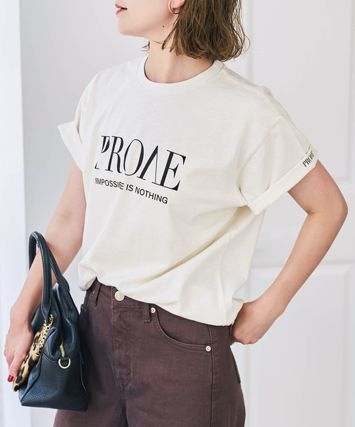 SCREEN STARS(スクリーンスターズ)の「《一部店舗+WEB限定》SCREEN STARS / スクリーンスターズ ロゴTee(Tシャツ/カットソー・レディース・ブラック系その他/ブラウン/ホワイト・FREE)」の10枚目の写真