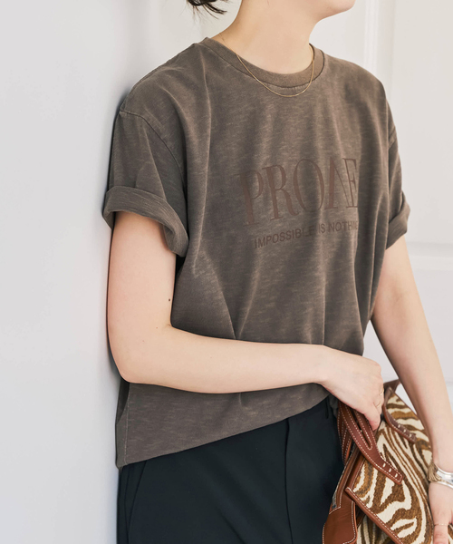 SCREEN STARS(スクリーンスターズ)の「《一部店舗+WEB限定》SCREEN STARS / スクリーンスターズ ロゴTee(Tシャツ/カットソー・レディース・ブラック系その他/ブラウン/ホワイト・FREE)」の17枚目の写真
