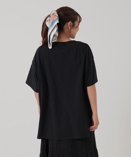 HEART MARKET(ハートマーケット)の「ヘンリーチュニック(Tシャツ/カットソー・レディース・ナチュラル/ブラック/レッド系/ブラウン系・FREE)」の17枚目の写真