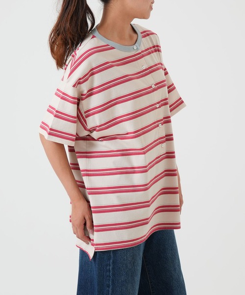 HEART MARKET(ハートマーケット)の「ヘンリーチュニック(Tシャツ/カットソー・レディース・ナチュラル/ブラック/レッド系/ブラウン系・FREE)」の22枚目の写真