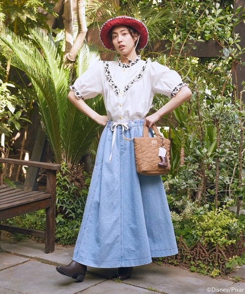 Disney(ディズニー)の「ビンテージ風フリルブラウス/TOY STORY(シャツ/ブラウス・レディース・オフホワイト/イエロー・FREE)」の7枚目の写真