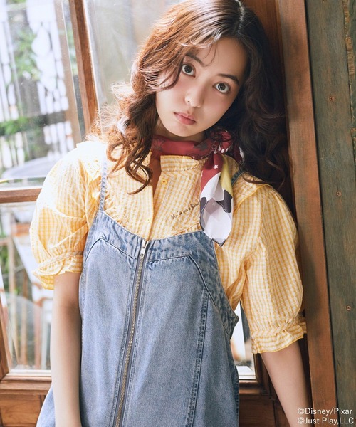 Disney(ディズニー)の「ビンテージ風フリルブラウス/TOY STORY(シャツ/ブラウス・レディース・オフホワイト/イエロー・FREE)」の9枚目の写真