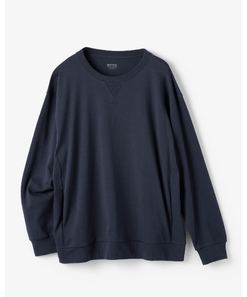 DoCLASSE( ドゥクラッセ)の「ドゥクラッセT・スウェットシャツ長袖(Tシャツ/カットソー・メンズ・杢グレー/サックスブルー/ピンク/ネイビー/ブルー・L/M/S/LL/3L)」の2枚目の写真