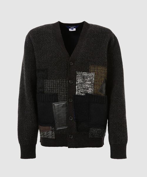 ジュンヤワタナベ　カーディガン WOOL ESTER JACQUARD PATCHWORK CARDIGAN（カーディガン/ボレロ