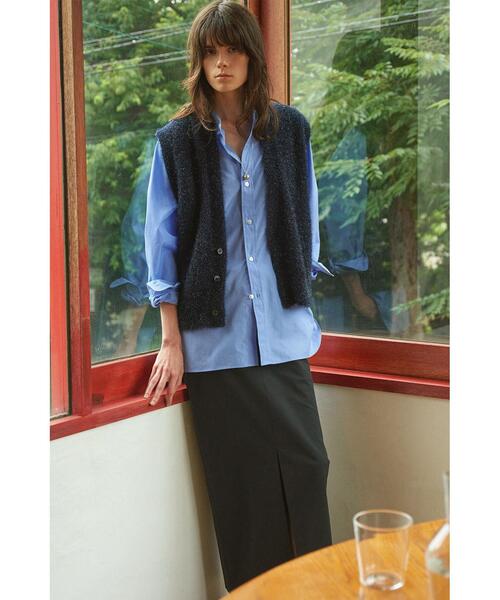 YLEVE(イレーヴ)の「YLEVE / COTTON NYLON STRETCH WEATHER SK(スカート・レディース・ブラック・2/1)」の7枚目の写真