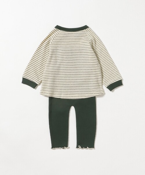 BEAMS mini（ビームスミニ）の「【WEB限定】ベビー セットアップ 2026FW（70～100cm） 定番 人気 プチプラ ギフト（Tシャツ/カットソー・キッズ・ブラウン/ホワイト系その他5・70/80/90t/100）」の6枚目の写真