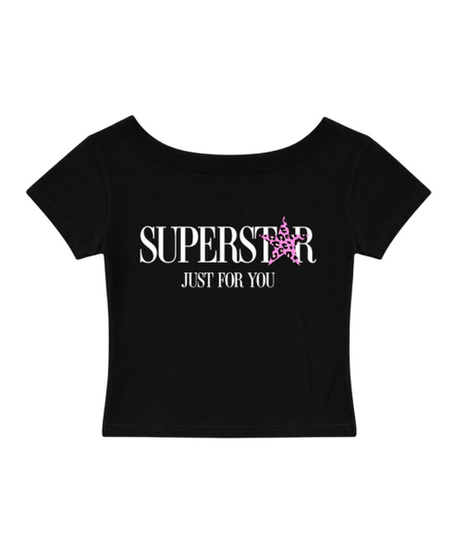 THEMORFHOUSE(ザモーフハウス)の「レオパードスーパースター ワンショルダー スリムフィット 半袖Tシャツ グレー(Tシャツ/カットソー・レディース・その他・MEDIUM)」の5枚目の写真