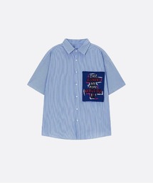 Graffiti Pocket Stripe Shirt