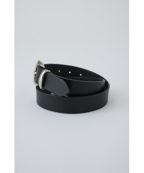 RIM.ARK(リムアーク)の「Mannish belt(マニッシュベルト)(ベルト・レディース・ブラック・FREE)」の2枚目の写真