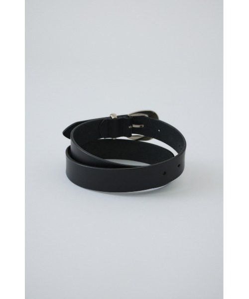 RIM.ARK(リムアーク)の「Mannish belt(マニッシュベルト)(ベルト・レディース・ブラック・FREE)」の3枚目の写真