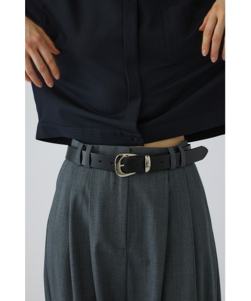 RIM.ARK(リムアーク)の「Mannish belt(マニッシュベルト)(ベルト・レディース・ブラック・FREE)」の8枚目の写真
