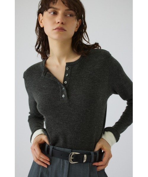 RIM.ARK(リムアーク)の「Mannish belt(マニッシュベルト)(ベルト・レディース・ブラック・FREE)」の12枚目の写真