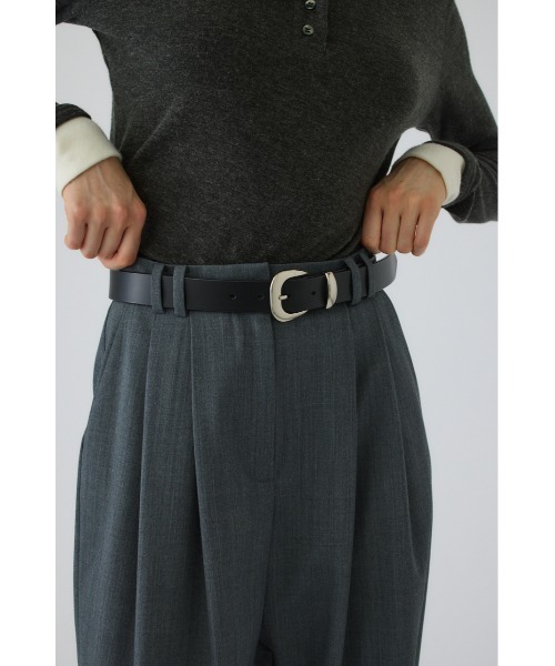 RIM.ARK(リムアーク)の「Mannish belt(マニッシュベルト)(ベルト・レディース・ブラック・FREE)」の13枚目の写真