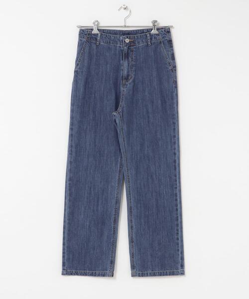 URBAN RESEARCH DOORS（アーバンリサーチドアーズ）の「デニムワイドパンツ（デニムパンツ・レディース・インディゴブルー/ワンウォッシュ・SMALL/MEDIUM/LARGE）」の17枚目の写真