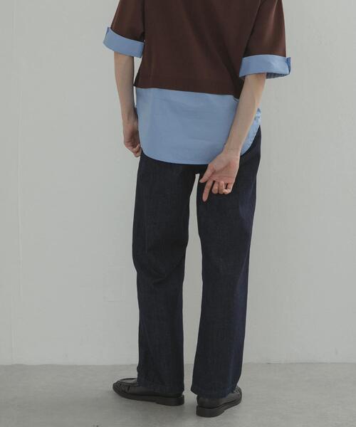 URBAN RESEARCH DOORS（アーバンリサーチドアーズ）の「デニムワイドパンツ（デニムパンツ・レディース・インディゴブルー/ワンウォッシュ・SMALL/MEDIUM/LARGE）」の10枚目の写真