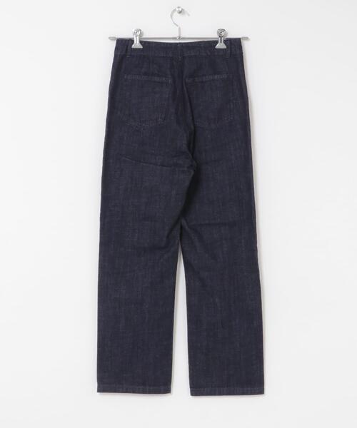 URBAN RESEARCH DOORS（アーバンリサーチドアーズ）の「デニムワイドパンツ（デニムパンツ・レディース・インディゴブルー/ワンウォッシュ・SMALL/MEDIUM/LARGE）」の5枚目の写真