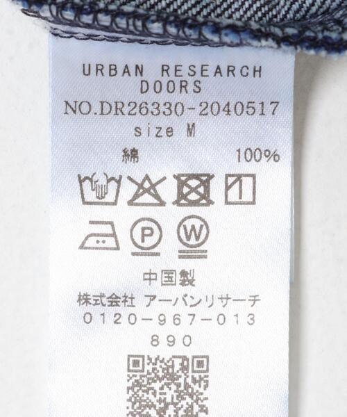 URBAN RESEARCH DOORS（アーバンリサーチドアーズ）の「デニムワイドパンツ（デニムパンツ・レディース・インディゴブルー/ワンウォッシュ・SMALL/MEDIUM/LARGE）」の3枚目の写真