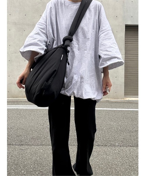 YACA（ヤーカ）の「Balloon Sleeve Tee/バルーンスリーブT（Tシャツ/カットソー・レディース・ホワイト/ブラック/ライトベージュ/ライトグレー・FREE）」の8枚目の写真