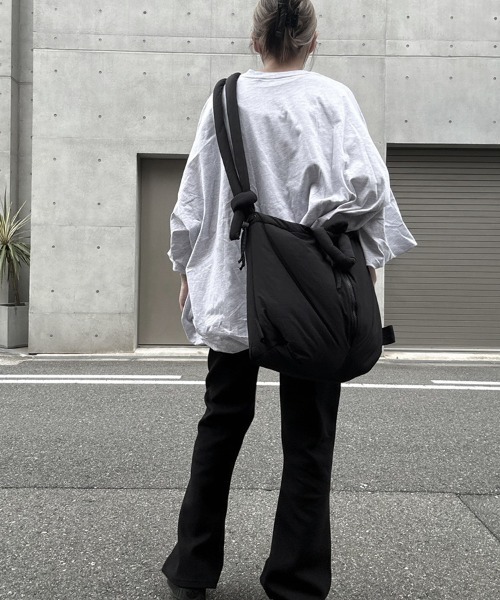 YACA（ヤーカ）の「Balloon Sleeve Tee/バルーンスリーブT（Tシャツ/カットソー・レディース・ホワイト/ブラック/ライトベージュ/ライトグレー・FREE）」の9枚目の写真