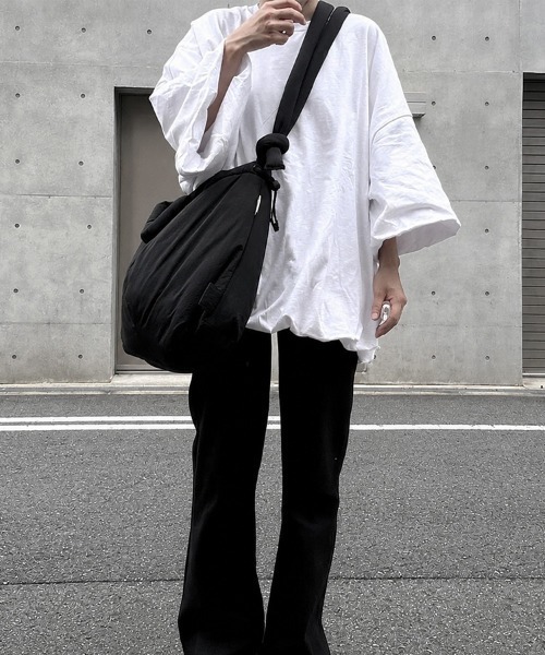 YACA（ヤーカ）の「Balloon Sleeve Tee/バルーンスリーブT（Tシャツ/カットソー・レディース・ホワイト/ブラック/ライトベージュ/ライトグレー・FREE）」の16枚目の写真