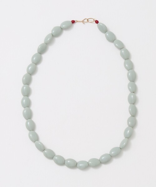 Steven Alan（スティーブンアラン）の「＜Toile＞GLASS BEADS NECKLACE LT.GRAY/ネックレス（ネックレス・レディース・ライトグレー・FREE）」の6枚目の写真