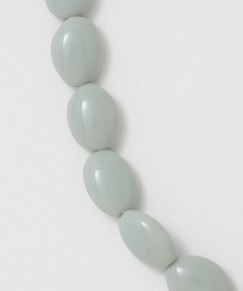 Steven Alan（スティーブンアラン）の「＜Toile＞GLASS BEADS NECKLACE LT.GRAY/ネックレス（ネックレス・レディース・ライトグレー・FREE）」の7枚目の写真