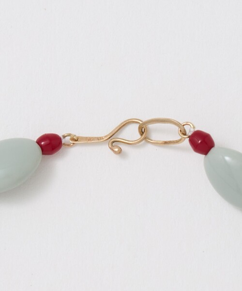 Steven Alan（スティーブンアラン）の「＜Toile＞GLASS BEADS NECKLACE LT.GRAY/ネックレス（ネックレス・レディース・ライトグレー・FREE）」の8枚目の写真