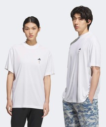 HEAT. RDY バックグラフィック モックネック半袖Tシャツ【adidas Golf/アディダスゴルフ】
