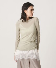 ＜MARW UNITED ARROWS＞シアー ロングスリーブ カットソー