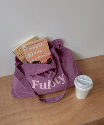 FULOTY（フロティ）の「Check nylon eco bag purple（エコバッグ/サブバッグ）」