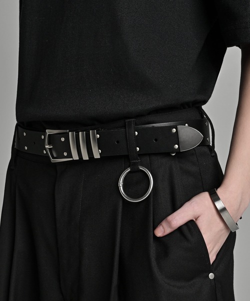 ADRER(アドラー)の「ADRER The Leather Western Belt / アドラー ザ レザー ウエスタンベルト(ベルト・メンズ・ブラウン/ブラック・FREE)」の17枚目の写真