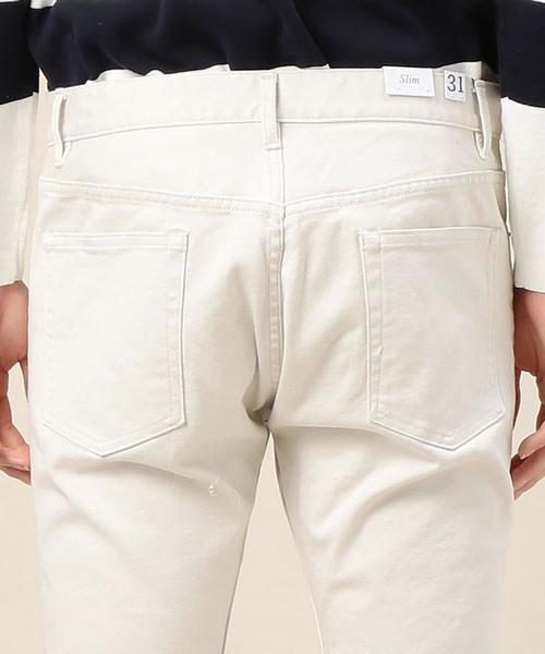 BEAUTY&YOUTH UNITED ARROWS(ビューティーアンドユースユナイテッドアローズ)の「BY ライト カツラギ 5ポケット スリムパンツ ◆(その他パンツ・メンズ・オフホワイト/ブラック・34inch/31inch/28inch/33inch/32inch/29inch/30inch)」の6枚目の写真