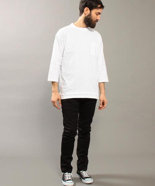 BEAUTY&YOUTH UNITED ARROWS(ビューティーアンドユースユナイテッドアローズ)の「BY ライト カツラギ 5ポケット スリムパンツ ◆(その他パンツ・メンズ・オフホワイト/ブラック・34inch/31inch/28inch/33inch/32inch/29inch/30inch)」の5枚目の写真