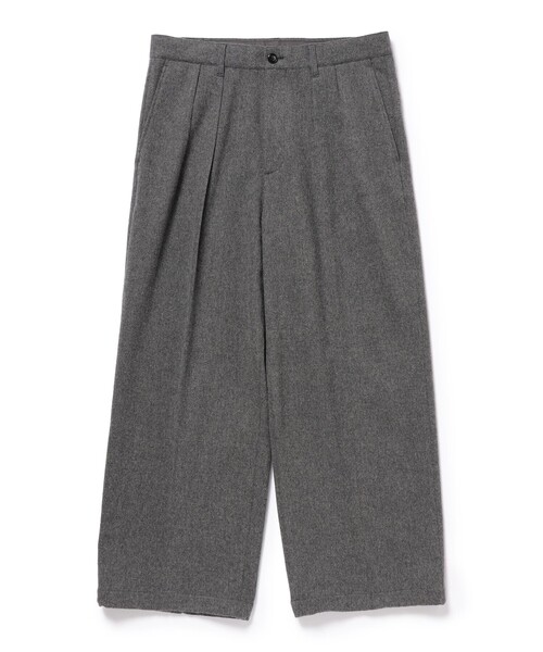 BEAMS（ビームス）の「フランネル ワイド スラックス（その他パンツ・メンズ・ブラック/チャコールグレー/グレー・S/M/L/XL）」の3枚目の写真