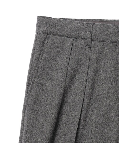 BEAMS（ビームス）の「フランネル ワイド スラックス（その他パンツ・メンズ・ブラック/チャコールグレー/グレー・S/M/L/XL）」の6枚目の写真