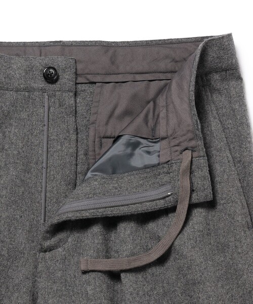BEAMS（ビームス）の「フランネル ワイド スラックス（その他パンツ・メンズ・ブラック/チャコールグレー/グレー・S/M/L/XL）」の7枚目の写真
