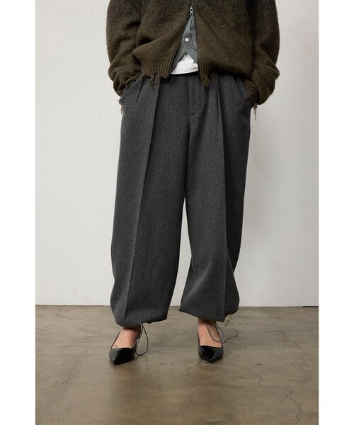 BEAMS（ビームス）の「フランネル ワイド スラックス（その他パンツ・メンズ・ブラック/チャコールグレー/グレー・S/M/L/XL）」の13枚目の写真