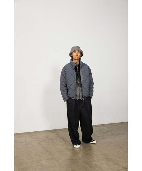 BEAMS（ビームス）の「フランネル ワイド スラックス（その他パンツ・メンズ・ブラック/チャコールグレー/グレー・S/M/L/XL）」の16枚目の写真