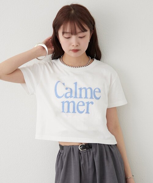 mystic(ミスティック)の「カラーロゴチビT(Tシャツ/カットソー・レディース・ブラウン/オフホワイト・FREE)」の8枚目の写真