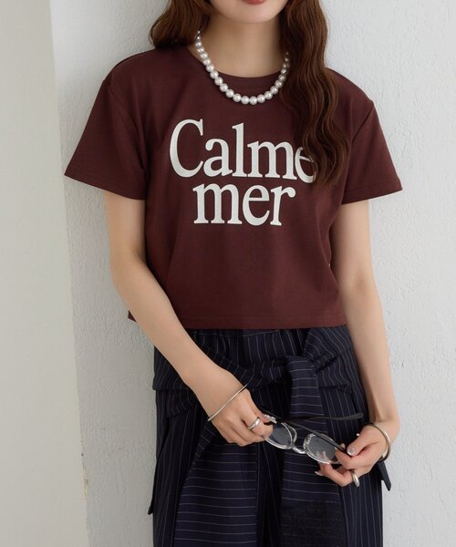 mystic(ミスティック)の「カラーロゴチビT(Tシャツ/カットソー・レディース・ブラウン/オフホワイト・FREE)」の18枚目の写真