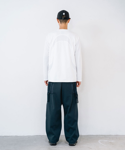 yoshiokubo（ヨシオクボ）の「yoshiokubo ヨシオクボ / SEGMENT L/S T セグメントロンT / YKF26113（Tシャツ/カットソー・メンズ・ホワイト/ブラック・3/2/1）」の13枚目の写真